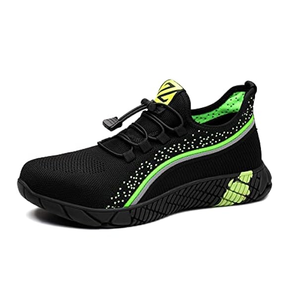 Zapatos de Seguridad para Hombre Ligero Zapatillas de Seguridad Transpirables Construcción Calzado de Seguridad Trabajo Deportivo Mujer Comodo Puntera de Acero Bambas de Seguridad